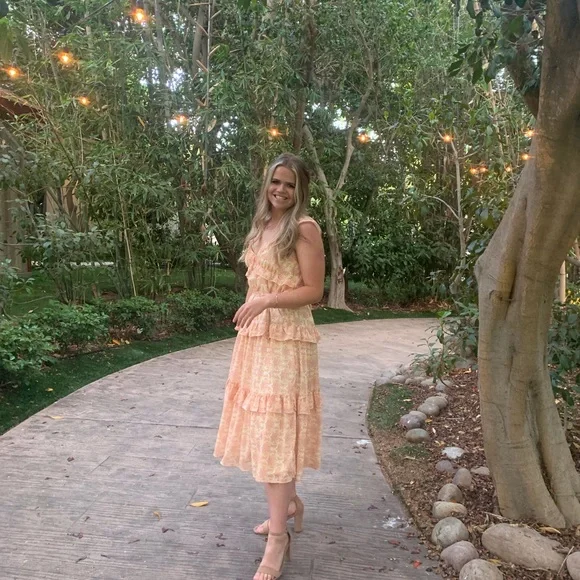 Elegant Floral Maxi Dress - Picture 5 of 5